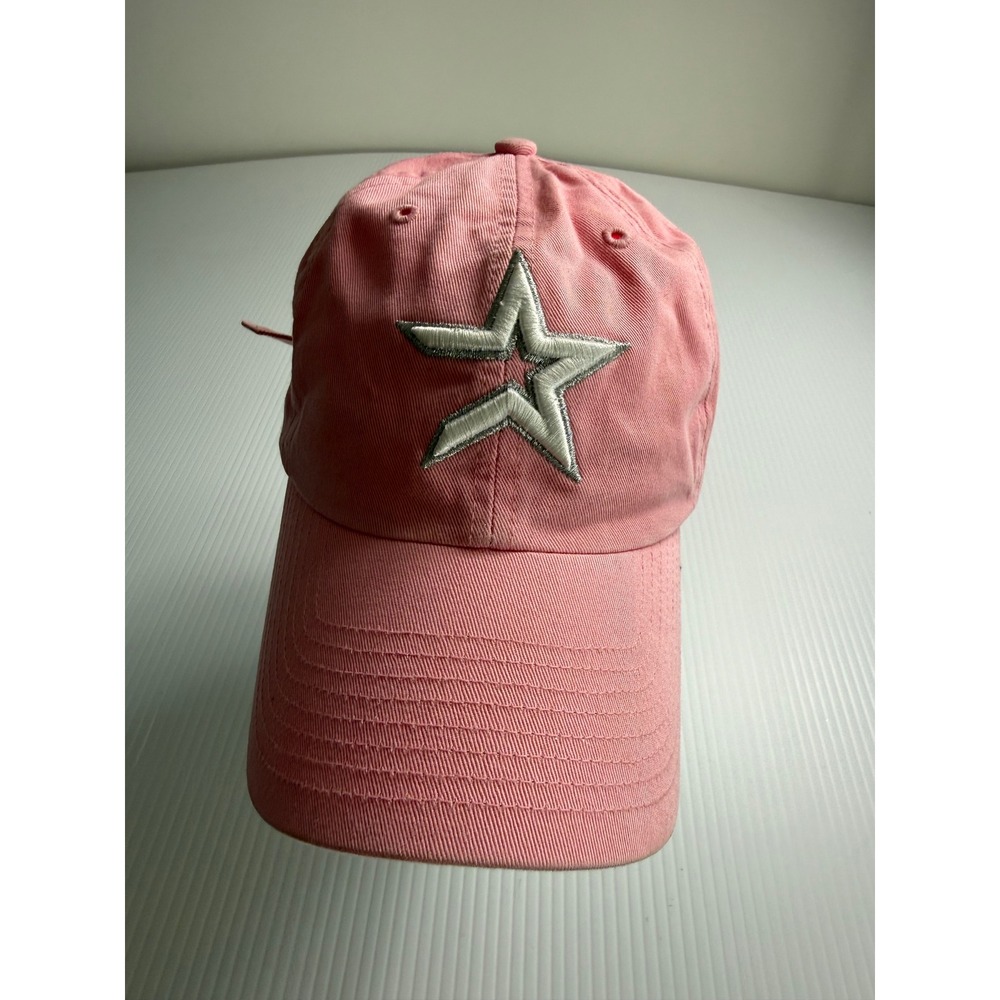 Astro‎ twins Enterprise Pink Cotton Baseball Cap Adjustable Strap Embroidered